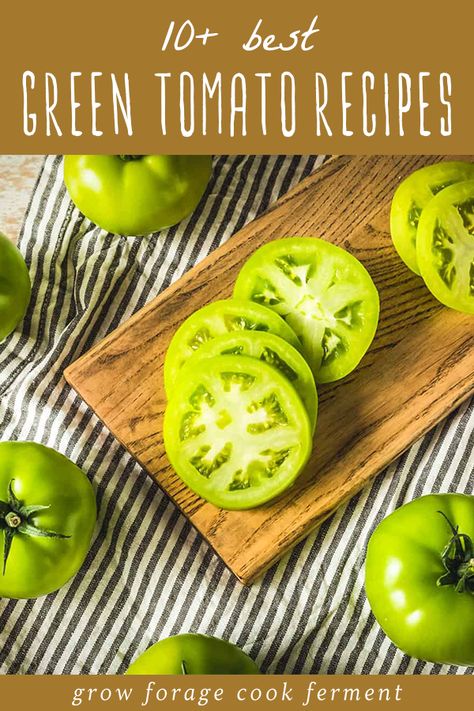 Baked Green Tomatoes, Grilled Green Tomatoes, Green Tomato Pickles, Tomato Recipes Healthy, Canning Green Tomatoes, Chow Chow Recipe, Seasonal Recipes Fall, Green Tomato Salsa, Green Tomato Relish