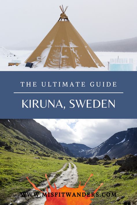 Are you ready to take on an unforgettable journey to the heart of Kiruna, Sweden? Our Ultimate Guide to Kiruna is the key to unlocking its hidden gems, vibrant culture, and breathtaking landscapes! From its enchanting Northern Lights to mouth-watering Swedish delights, there's something for everyone in Kiruna. Don't wait – dive into this captivating adventure now and start exploring the best of what Kiruna has to offer. Learn more at Misfit Wanders! Kiruna Sweden Winter, Kiruna Sweden, Aland Islands, Sweden Summer, Camping Inspiration, Sky Diving, Travel Tools, Scandinavia Travel, Europe Travel Destinations