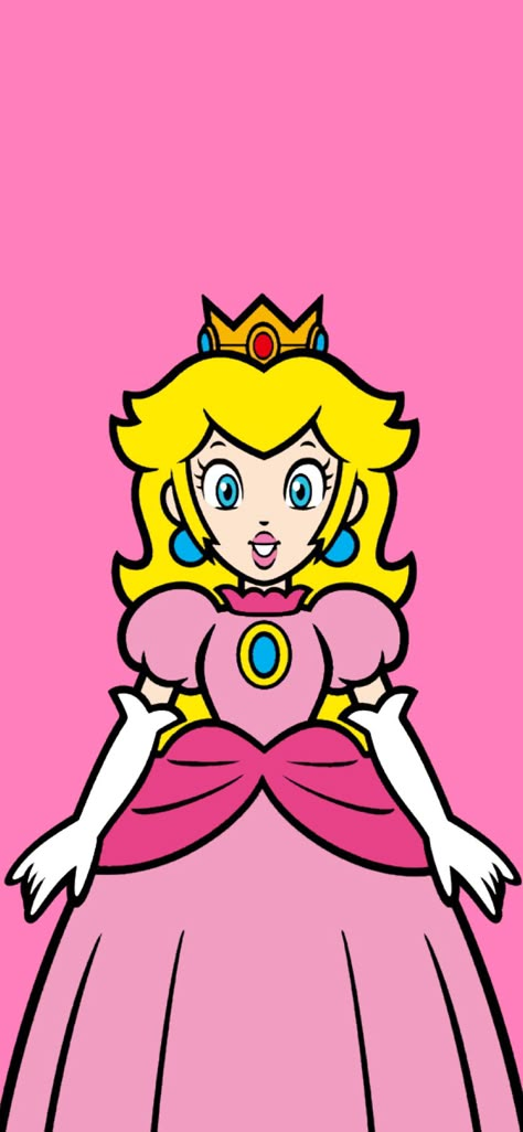 Princess Peach Pictures, Paper Mario Peach, Princess Peach Turkey Disguise, Rosalina Wallpaper Iphone, Princess Peach Drawing Easy, Princess Peach Drawing, Princess Peach Wallpaper, Catgirl Art, Princess Peach Art