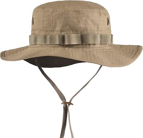 Amazon.com : GLORYFIRE Boonie Hat Military Tactical Boonie Hats for Men Women Hunting Fishing Outdoor Tan : Sports & Outdoors Women Hunting, Fishing Bucket Hat, Fishing Bucket, Cap Store, Tactical Hat, Women's Caps, Camouflage Hat, Boonie Hat, Hunting Women