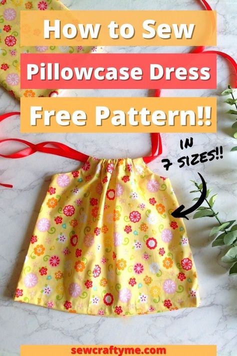 Free Baby Sewing Patterns, Pillowcase Dress Pattern, Toddler Summer Dresses, Pillow Case Dresses, Pillow Case Dress, Toddler Dress Patterns, Sundress Pattern, Pillowcase Dresses, Dress Tutorial