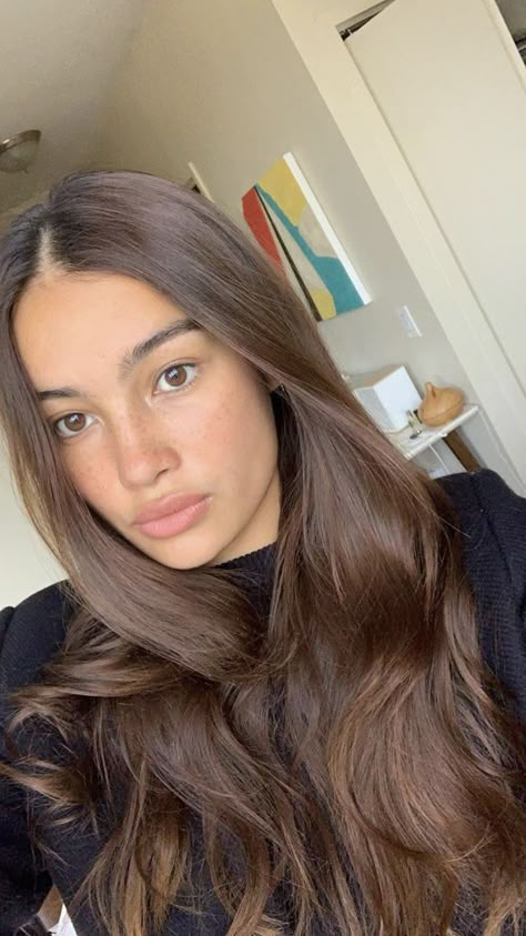 Rich Brown Hair Color, Brown Hair Color Chart, Rich Brown Hair, Caramel Brown Hair, Pelo Cafe, Brown Hair Extensions, Kelsey Merritt, Balayage Blond, Brown Hair Shades