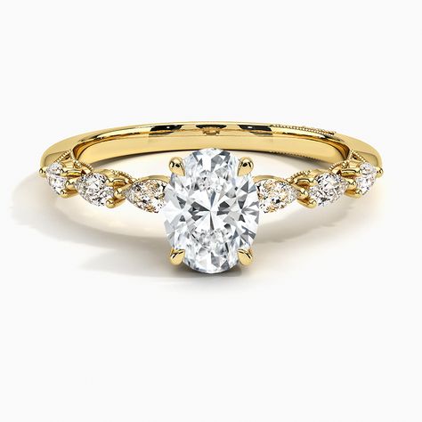 IMAGE TITLE Oval Cut Diamond Engagement Ring, Tacori Engagement Rings, Pear Diamond Engagement Ring, Pear Diamond Rings, Lab Diamond Engagement Ring, Yellow Gold Setting, Oval Cut Diamond, Pear Shaped Diamond, Pear Diamond