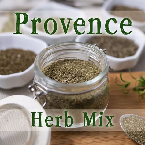 Herbs de Provence - home-made herb mix Herb De Provence Recipe, Herb De Provence, Herbs Of Provence, Pantry Basics, Mediterranean Spices, Dry Herbs, Lavender Herb, Spice Mix Recipes, Seasoning Blends