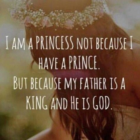 Better than clothes and makeup is being in His presence. His beauty rubs off on your heart. :)) I Am A Princess, Jesus Girl, Gods Girl, Ayat Alkitab, Daughters Of The King, Prayer Room, A King, My Father, Religious Quotes