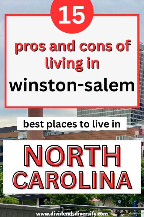 Discover the pros and cons of living in Winston-Salem, North Carolina including 15 essential things to know before moving to Winston-Salem because moving to North Carolina might be perfect for you. Visit North Carolina, Moving To North Carolina, Low Income Housing, Retirement Lifestyle, Winston Salem North Carolina, Best Places To Retire, Living In North Carolina, Best Place To Live, Retirement Living