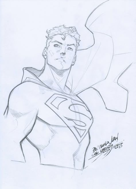 Jorge Jimenez Superman, Superman Drawing Sketches, Superman Sketch Pencil, Dc Comics Art Drawings, Superheroes Sketch, Superman Art Drawing, Super Hero Drawings, How To Draw Superman, Jorge Jimenez Art