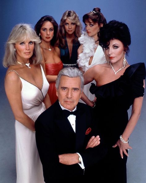 Dynasty Characters, Dynasty Tv Show, 80 Tv Shows, Linda Evans, 80s Tv, Classic Tv Shows, Classic Television, Joan Collins, Old Tv Shows