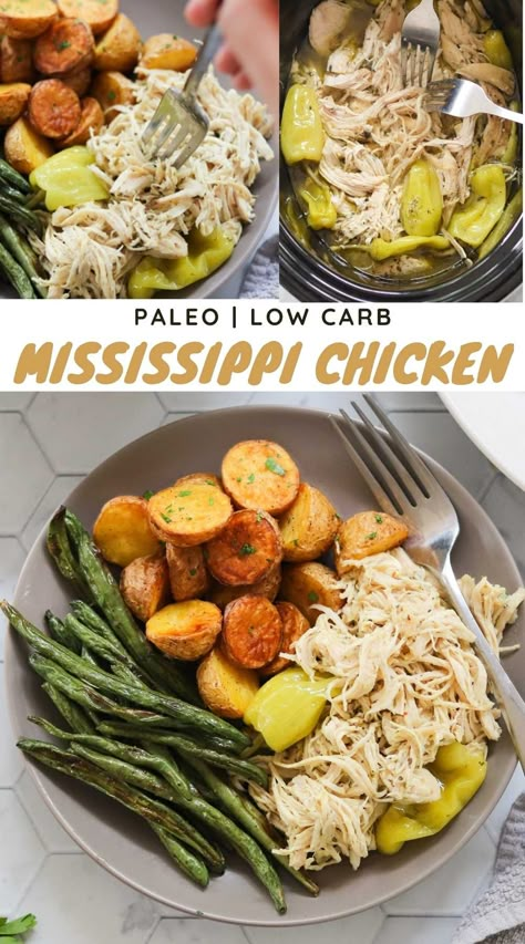 Weekly Meal Prep Ideas, Instant Pot Shredded Chicken, Eat Cheap, Mississippi Chicken, Tender Shredded Chicken, One Pan Dinners, Crock Pot Inspired Recipes, Food Planning, Instant Pot Chicken Recipes