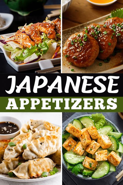 From tofu to edamame to spring rolls, take a culinary trip to Japan with these Japanese appetizers. They're simple, delicious, and so much fun to eat! Japanese Appetizers, Asian Appetizers, Japanese Dinner, Streets Of Tokyo, Easy Japanese Recipes, Light Appetizers, Cheap Meal Ideas, Japanese Recipe, Simple Family Meals