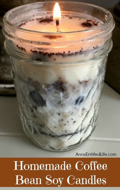 Homemade Candle Recipes, Coffee Bean Candle, Candle Recipes, Candle Making Ideas, Candles Homemade, Hand Dipped Candles, Homemade Candle, Diy Candles Homemade, Candle Dipping