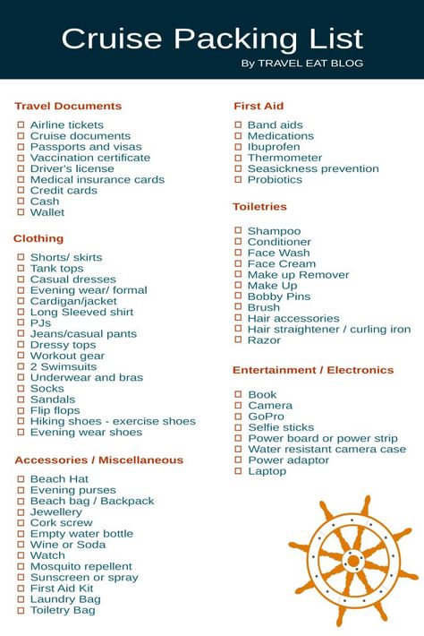 Cruise Packing List Printable and Packing Advice: What to pack for a Cruise Cruise Must Haves, 1st Cruise, Cruise Checklist, Pack For A Cruise, Cruise Packing List, Cruise Food, Pack A Suitcase, Packing List For Cruise, Cruise Ideas