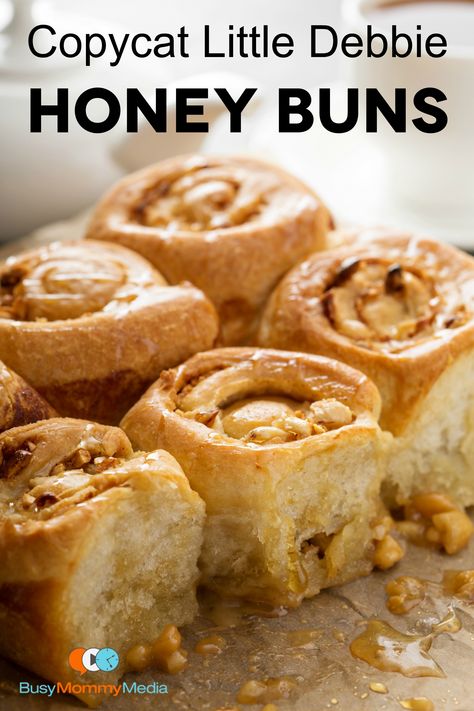 Homemade Honey Buns Honey Bun Recipe, Homemade Honey Buns, Copycat Little Debbie, Copycat Recipes Desserts, Honey Bun, Little Debbie, Honey Buns, Best Instant Pot Recipe, Cinnamon Bread