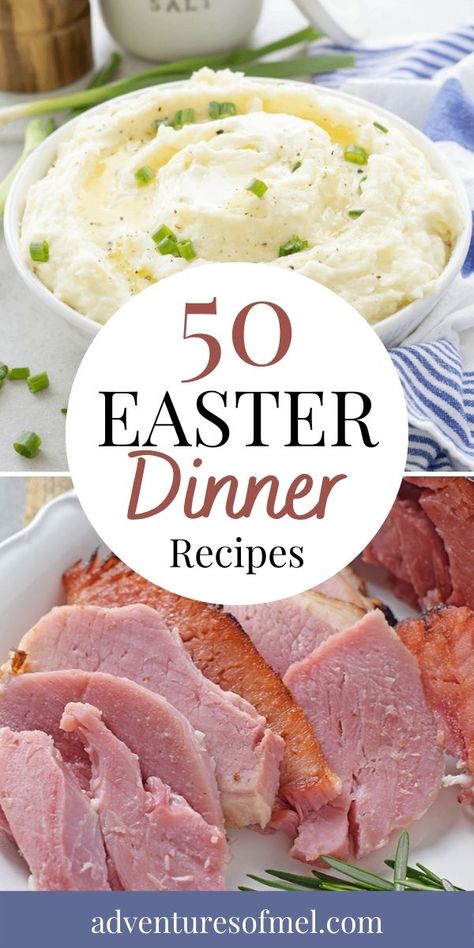 Traditional Easter Dinner, Easter Meals, Easy Easter Dinner, Easter Dinner Menus, Easter Dinner Ideas, Homemade Ham, Easter Foods, Easter Meal, Easter Side Dishes