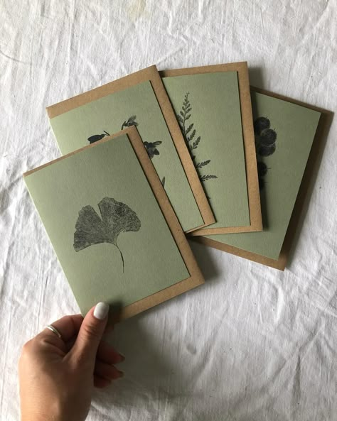 Moss Green Botanical Greeting Cards now live on my website & @etsy - link in bio to shop 🌿 Thanks for all your support on getting these green cards available, so thrilled you wanted to see them as a new product! You can shop the whole range & shop 4 for £11. Don’t forget on Etsy, you can receive 10% off when you spend £10 or more - use code WELCOME10 🤍 Thanks everyone, what do you think?☺️ #monoprint #greetingcards #botanicalprints #ferncards #etsyshop #etsysellersofinstagram #cardsforsa... Wedding Card Kraft Paper, Nature Birthday Card, Botanical Monoprints, Linocut Cards, Green Branding, Thanks Everyone, Garden Designer, Greeting Card Illustration, Green Cards