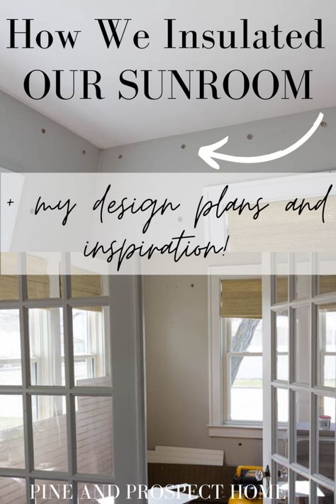 Sunroom Bathroom Addition, Sunroom Craft Room Ideas, Turn Sunroom Into Bedroom, White Sunroom Decorating Ideas, Sunroom Update Ideas, Sunroom French Doors, Turning Sunroom Into Bedroom, Craftsman Sunroom Ideas, Knotty Pine Sunroom