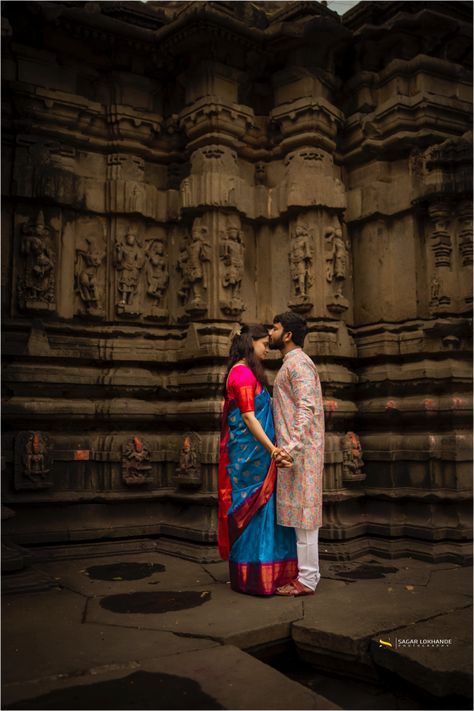 #coupleshoot #couplegoals #love #preweddingshoot #sagarlokhandephotography #wedding #maharashtrianprewedding #preweddingcoupleshoot #coupleshoot #couplephotoshoot #outdoorcoupleshoot #couplephotography #photoshoot South Pre Wedding Photography, Outdoor Traditional Photoshoot, Couple Temple Photoshoot, Hampi Photoshoot, Temple Couple Photoshoot, Traditional Pre Wedding Photoshoot, South Couple, Pre Wedding Photoshoot India, Temple Couple