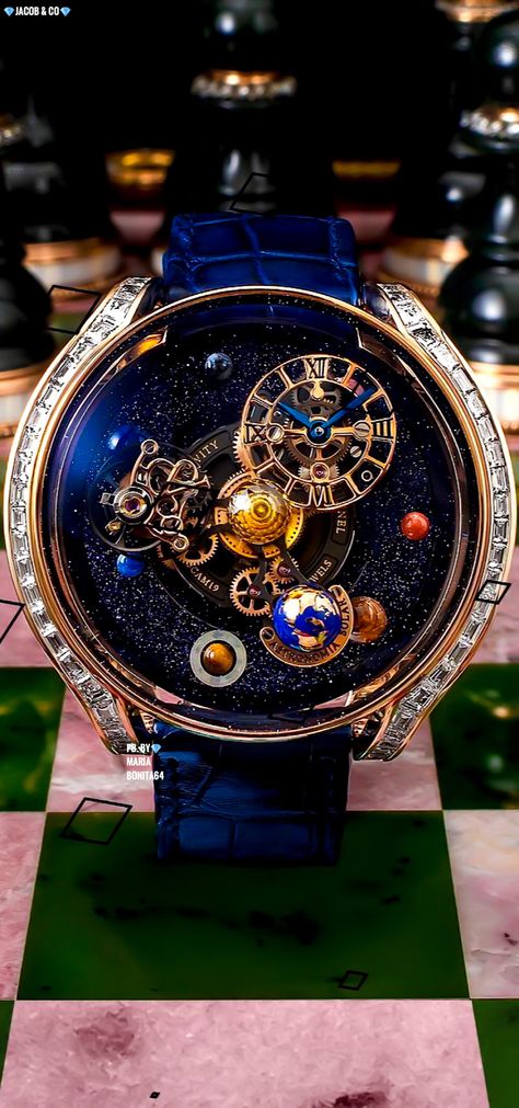 Solar System Watch, Astronomical Watch, Fashion Bible, Fancy Watches, Expensive Watches, Hand Watch, Richard Mille, Luxury Timepieces, Watches Unique