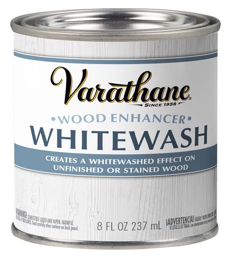 Varathane Whitewash Wood Enhancer Half Pint | JOANN Varathane Wood Stain, Wood Conditioner, White Washed Furniture, House Remodeling, Whitewash Wood, Rust Oleum, Paint Techniques, Beach House Interior, Style Bathroom