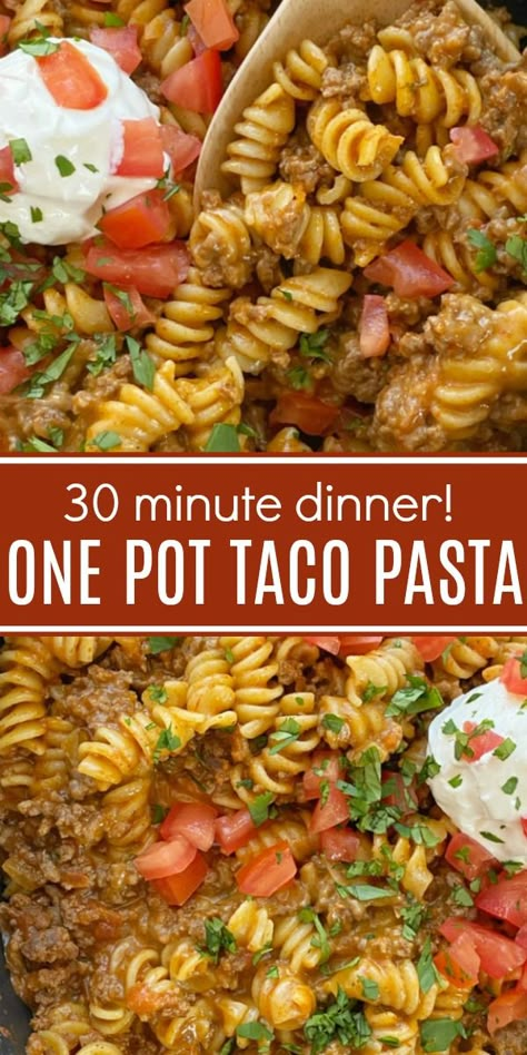 Dinner Ideas With Hamburger Meat Pasta, One Pot Pasta Recipes Beef, Pasta With Salsa, One Pot Mexican Pasta, Meals With Pasta Noodles, One Pot Ground Beef Pasta, Ground Beef Recipes For Dinner Noodles, Supper Ideas Easy Ground Beef, Simple Ground Beef Recipes For Dinner