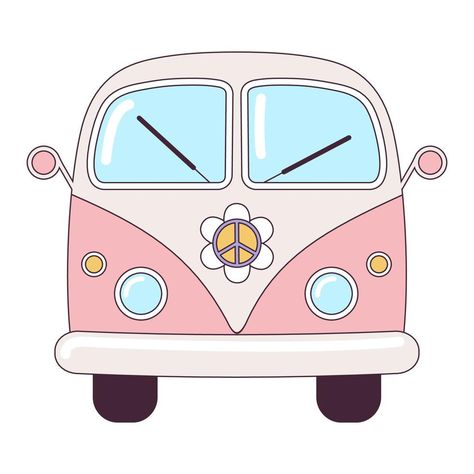 Vw Van, Edible Images, Cakes Cupcakes, Vw Bus, Dairy, Gluten Free, Van, Pink