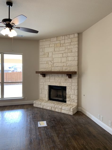 Room Chimney Ideas, Corner Rock Fireplace, Corner Fireplace Built Ins, Corner Fireplace Makeover Ideas, Rock Corner Fireplace, Basement Corner Gas Fireplace Ideas, Diagonal Fireplace Living Rooms, Corner Fireplace Update, Small Corner Fireplace Ideas