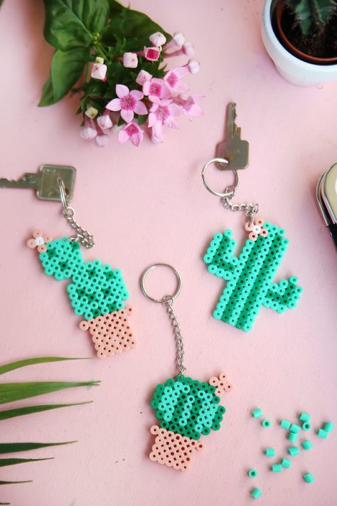 Get creative with Perler Beads! Who knew those little plastic beads could create so many things. Great crafts for inside play! #thecraftyblogstalker #perlerbeads #freepatterns #perlerpatterns #perlerbeadpatters #athomecrafts #kidscrafts Melting Beads Design, Cheetah Print Perler Beads, Pearl Or Beads Ideas, Hamma Beads Ideas, Melty Bead Patterns, Art Perle, Hama Beads Design, Perler Bead Designs, Perler Crafts