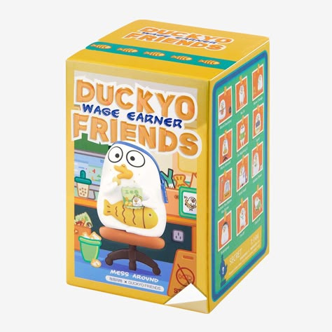 Blind Box Packaging, Blind Box Design, Toy Box Design, Blind Boxes, Types Of Packaging, December 16, Pop Mart, Designer Toys, Toy Box