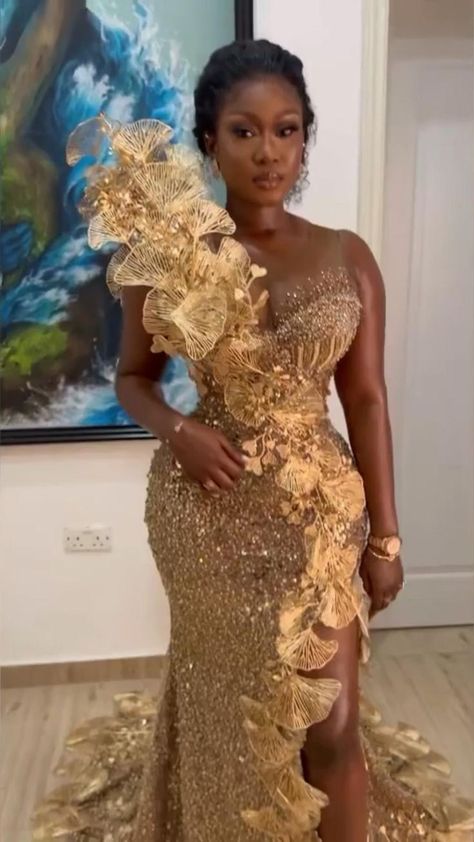 Exquisite Dress in 2022 | Nigerian lace styles dress, African attire, African dress Ghanian Wedding Dress, Africa Wedding Dress, African Bridal Dress, Nigerian Lace Styles Dress, Girl Prom, Nigerian Lace Styles, African Prom Dresses, Lace Gown Styles, Gorgeous Prom Dresses