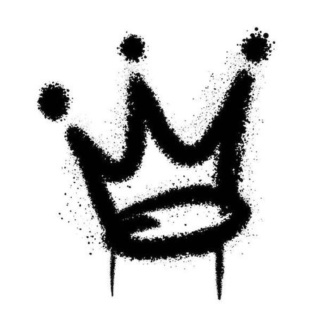 Hip Hop Graphic Design, Spray Tattoo, Cool Png, Editor Logo, Alphabet Graffiti, Graffiti Spray Paint, Crown Illustration, Ink Logo, Crown Drawing