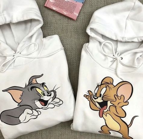 Couple Hoodies Ideas Design, Matching Couple Hoodies, Best Friend Hoodies, Tshirt Printing Business, Matching Hoodies For Couples, Couple Hoodies, Bff Shirts, Matching Hoodies, Cute Couple Gifts