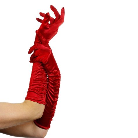 Fancy Gloves, Elegant Gloves, Costume Gloves, Devil Costume, Red Gloves, Red Party, Fancy Dress Accessories, Long Gloves, Christmas Accessories