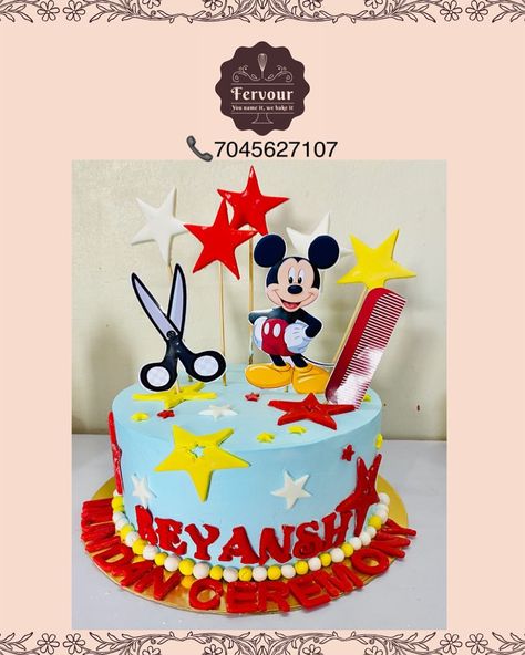 Fervour on Instagram: “Mundan cake  #themecake #fervour #mundanceremony #cale #eggless #chembur #sion #ghatkopar #delivery” Mundan Ceremony Cake Ideas, Mundan Ceremony Decoration Ideas, Mundan Ceremony Decoration, Mundan Ceremony, 1st Haircut, Cake Designs For Boy, Engagement Cakes, Bed Desk, Girl Cakes