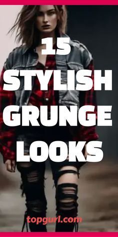 New Grunge Style, Edgy Flannel Outfits, Grunge Must Haves Clothing, Thanksgiving Outfit Edgy, Punk Date Night Outfit, Urban Edge Style, Rocker Chic Style Glam Rock Outfit, Punk Fashion Over 40, Stylish Grunge Outfits