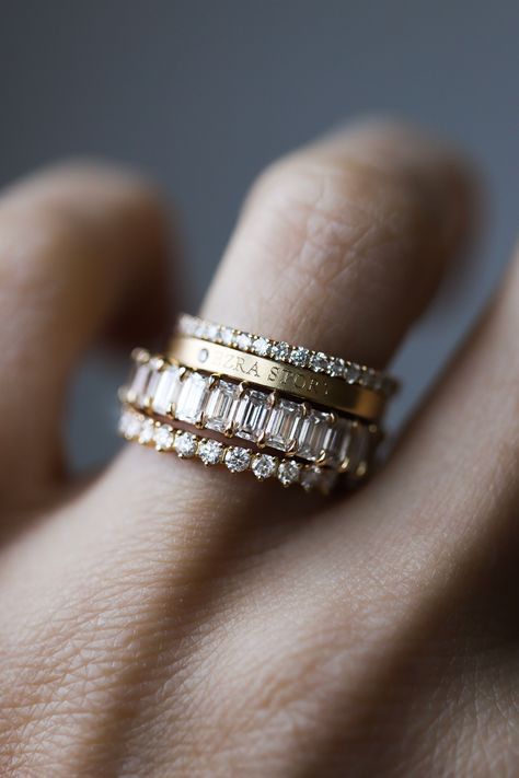 Diamond Band Rings, خواتم خطوبة, Stacked Wedding Bands, The Bling Ring, Diamond Stacking Rings, Everyday Ring, Ring Wedding Band, Everyday Rings, Micro Wedding