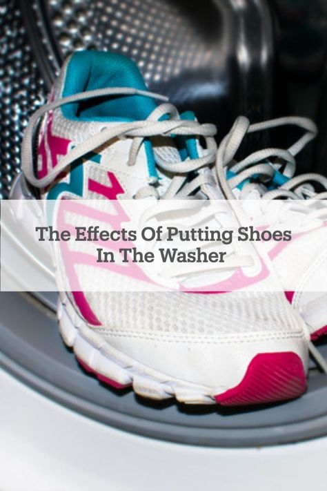 Many people clean their shoes in the washing machine. But, we found out what really happens when you toss your shoes in the washer! #cleaningtips Washing Tennis Shoes, How To Wash Sneakers, Clean Tennis Shoes, Cleaning Sneakers, How To Wash Shoes, Clean Mama, Shoes Hack, Be Curious, Washer Machine