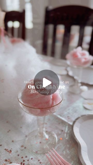 Shakira Patterson | Tradition Maker🪄✨ on Instagram: "☁️9️⃣✨Raegan’s “On Cloud Nine” party was a literal dream! We celebrated with pancakes, pjs, cotton candy clouds and all of the girly fun like face masks and a bracelet bar! I’ll share more soon, but after hosting 9 little girls, and cleaning up, I’m passing out for the rest of the night 🤣😂😅" Cloud 9 Birthday Party Ideas Diy, Birthday Ideas For 9 Year Girl, Cloud 9 Birthday Party Activities, Cloud 9 Birthday Cake, On Cloud Nine Party, On Cloud 9 Party, Cloud 9 Birthday Party Ideas, On Cloud 9 Birthday Party, Cloud Nine Birthday Party