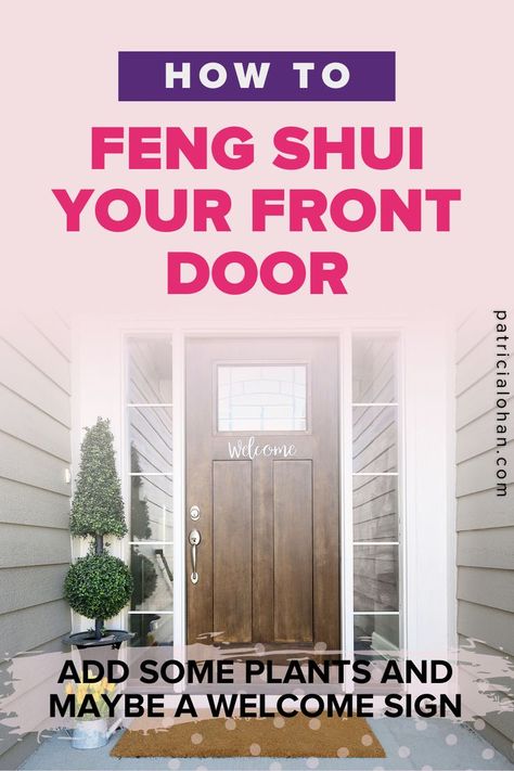 You can make your entrance more welcoming not only for you to feel good, but to also call in more good things into your life. Click link to know more. #patricialohan #fengshui #fengshuiexpert #home #homedecor #happyhome #fengshuilifestyle #fengshuiconsultant #fengshuitips #meditation #fengshuiluckycharms #yoga #fengshuimaster #fengshuiliving #fengshuilove #reiki #fengshuitimemanagement #fengshuiyourlife #fengshuiinspired Feng Shui Love, Feng Shui Front Door, Feng Shui Good Luck, Feng Shui Master, Feng Shui Tips, Door Entrance, Entrance Doors, Front Doors, Feng Shui