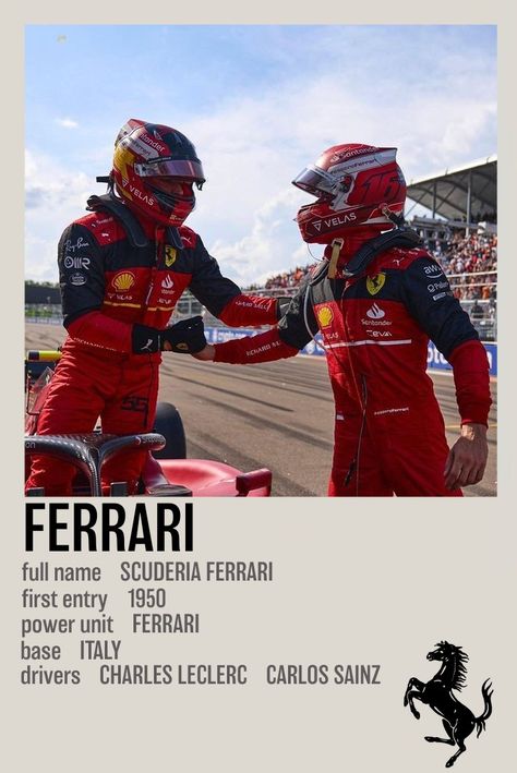 F1 Poster Design, Ferrari Formula 1, Ferrari Poster, F1 Poster, Ferrari Racing, Formula 1 Car Racing, Formula Uno, Polaroid Poster, Racing Posters