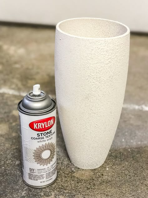 DIY Stoneware from a Thrifted Vase - Bless'er House Spray Painted Vases Diy, Spray Painted Lamps, Painting Old Vases, How To Spray Paint Glass Vases, Upcycle Vases Ideas, Painted Glass Vases Diy, How To Paint Glass Vases, Spray Paint Glass Vases, Paint Glass Vase