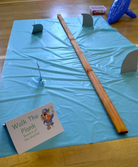 diy-walk-the-plank-game » Walk The Plank Game, Cake Walk Game, Under The Sea Games, Walk The Plank, Walking The Plank, Pirate Day, Cake Walk, 6th Birthday, School Crafts