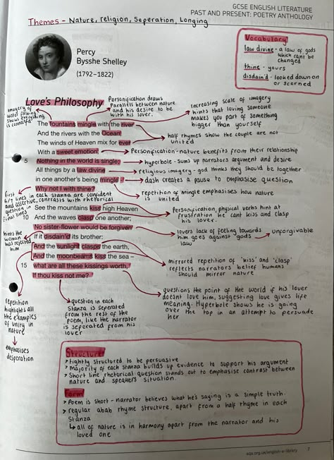 aqa english literature gcse - Love and relationships poetry | ‘Loves Philosophy’ analysis and annotations #gcse #english #poetry #study #studymotivation #notes How To Study Poetry, Loves Philosophy Poem Analysis, Mother Any Distance Poem Analysis Gcse, Porphyrias Lover Analysis, Gcse English Literature Poetry Love And Relationships, Love And Relationships Poetry Gcse Aqa, Gcse Poems Love And Relationships, Study Literature Aesthetic, Poetry English Literature