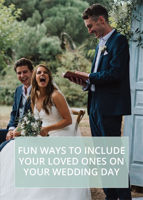 Ways To Include Friends In Wedding, Wedding Party Alternatives, How To Include Friends In Your Wedding, Fun Wedding Ceremony Ideas, Roles In A Wedding, Wedding Party Roles, Family Only Wedding, Nontraditional Wedding Ceremony, Family Sand Ceremony