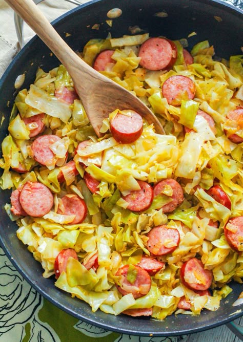 Cabbage Kielbasa, Turkey Kielbasa Recipes, Kielbasa Skillet, Turkey Kielbasa, Turkey Sausage Recipes, Kielbasa And Cabbage, Kielbasa Recipes, Cabbage And Sausage, Paleo Crockpot