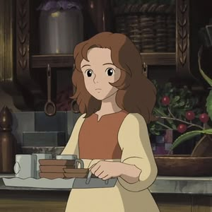 Arriety Ghibli Icon, Arietti Studio Ghibli, Studio Ghibli Pfps, Studio Ghibli Poster, Ghibli Icons, Secret World Of Arrietty, Ghibli Aesthetic, Personajes Studio Ghibli, Studio Ghibli Characters