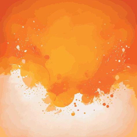 Realistic yellow-orange watercolor texture on a white background - Vector illustration Flex Design Background, पुण्यतिथि Banner, Orange Texture Background, Hindu Background, Orange Yellow Background, Orange And Yellow Background, Yellow Abstract Background, Orange Backgrounds, Orange Abstract Art