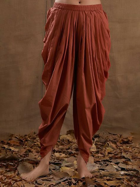 Indian Pants, Dhoti Salwar, Women Trousers Design, Cotton Pants Women, Salwar Pants, Pant Design, Womens Pants Design, Relaxed Pants, Salwar Designs