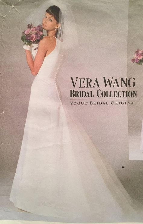 Vintage Vogue Vera Wang Bridal Collection Gown with Princess | Etsy Wedding Dresses Canada, Vogue Bridal, Vera Wang Wedding Dress, Vera Wang Bridal, Types Of Gowns, Wedding Dress Prices, Vera Wang Wedding, Wedding Dresses Vera Wang, Wedding Dress Vintage