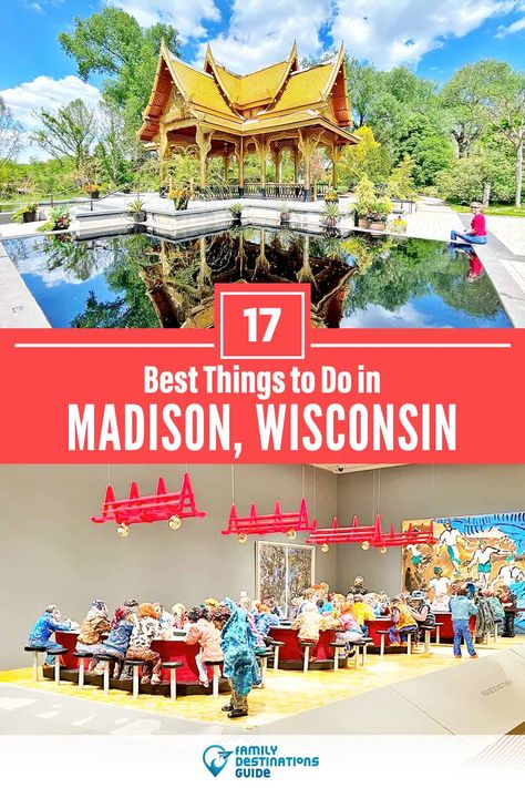 17 Best Things to Do in Madison, WI — Top Activities & Places to Go! Travel Wisconsin, Wisconsin Travel, Wisconsin Dells, Usa Travel Guide, Madison Wisconsin, Madison Wi, United States Travel, North America Travel, Food Travel