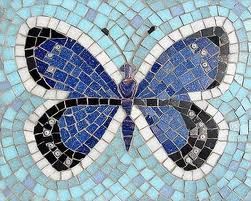 Adonis Butterfly, Mosaics For Kids, Mosaic Butterfly, Easy Mosaic, Butterfly Mosaic, Paper Mosaic, Mosaic Stepping Stones, Mosaic Flower Pots, Mosaic Animals